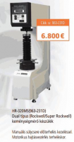 Mitutoyo HR-320MS (810-192-21) Dual típusú (Rockwell/Super Rockwell) keménységmérő készülék